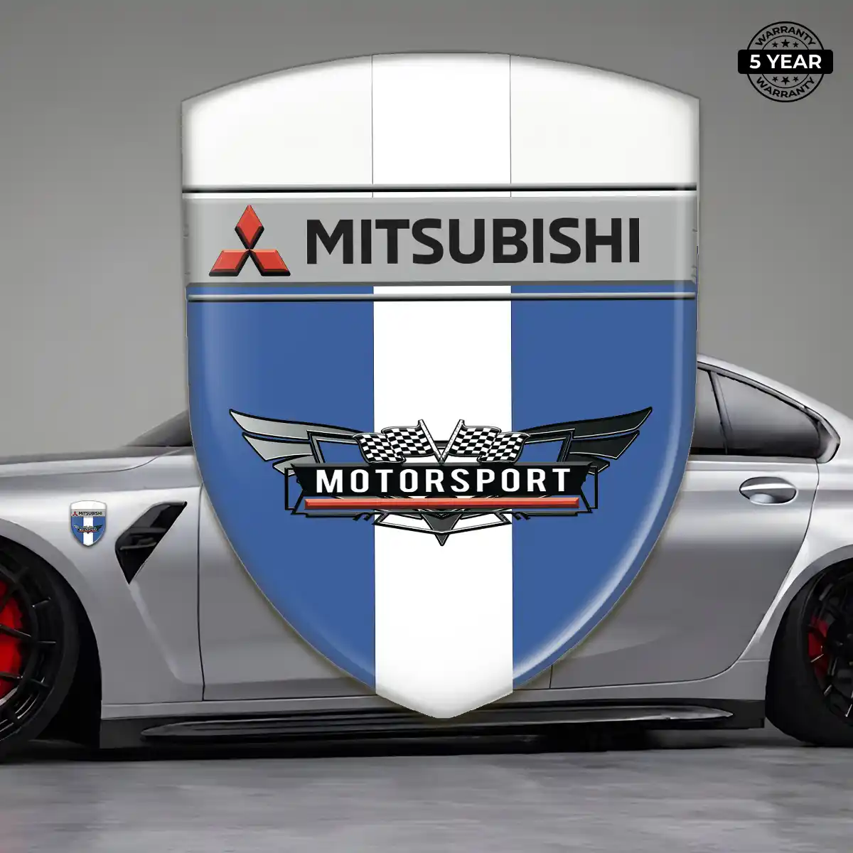 Mitsubishi Gel Badge Sticker Deluxe Edition