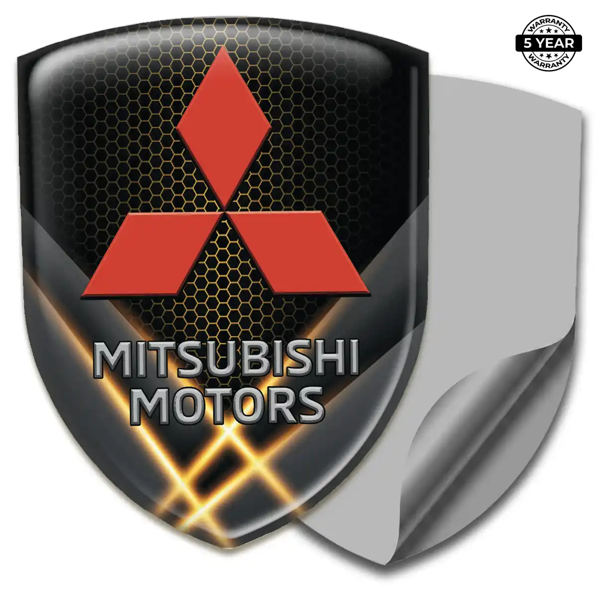 Mitsubishi Gel Badge Sticker Exclusive Series