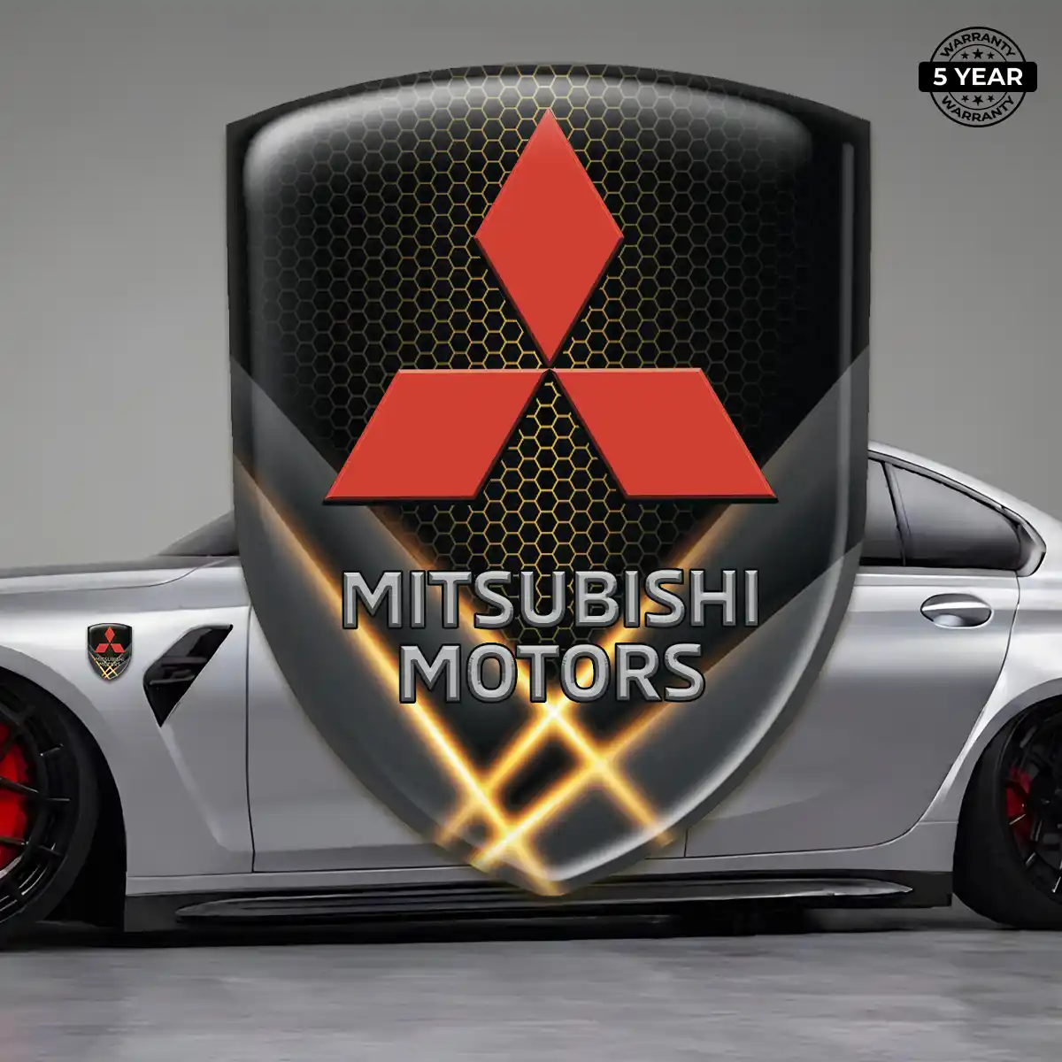 Mitsubishi Gel Badge Sticker Exclusive Series