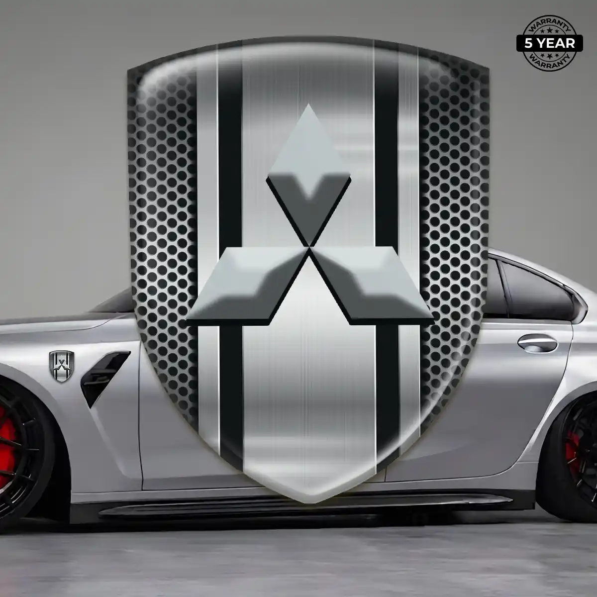 Mitsubishi Gel Badge Sticker Prestige Line