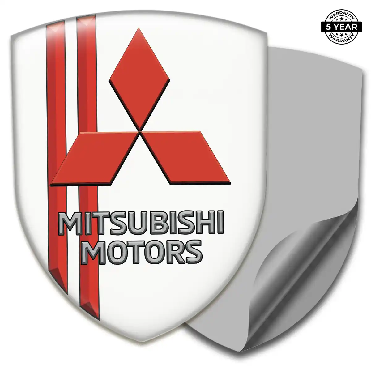 Mitsubishi Gel Emblem Sticker Deluxe Edition