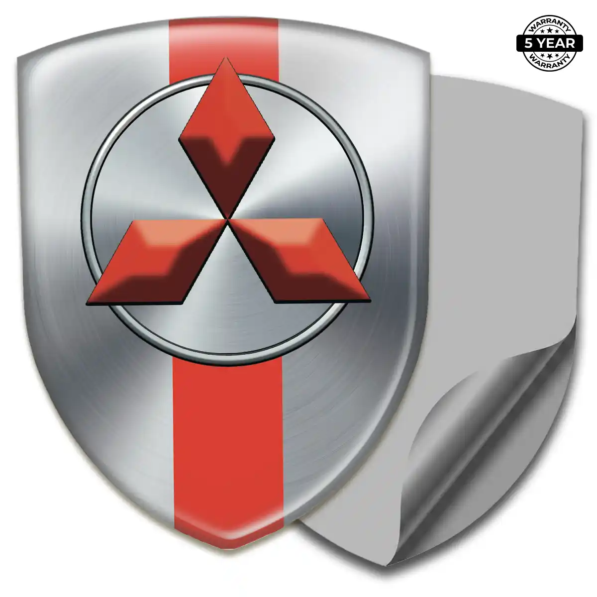 Mitsubishi Gel Emblem Sticker Noble Edition