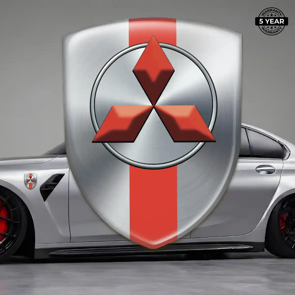 Mitsubishi Gel Emblem Sticker Noble Edition