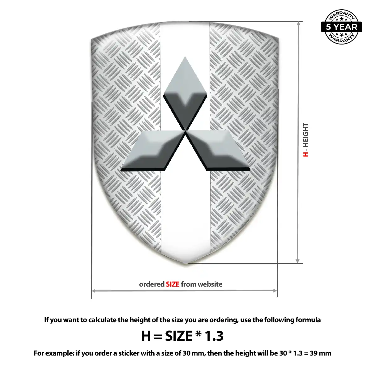 Mitsubishi Logo Badge Elite Edition