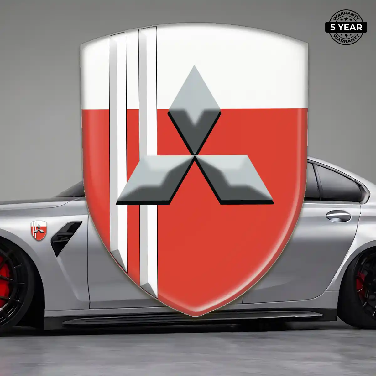 Mitsubishi Logo Badge Sleek Style