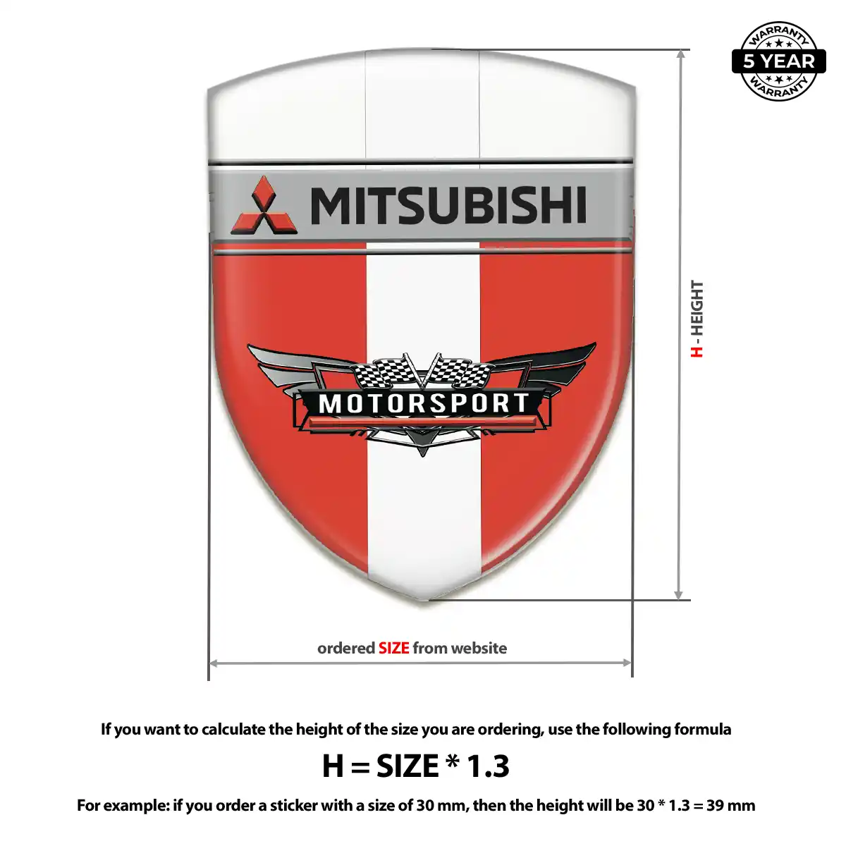 Mitsubishi Logo Emblem Deluxe Edition