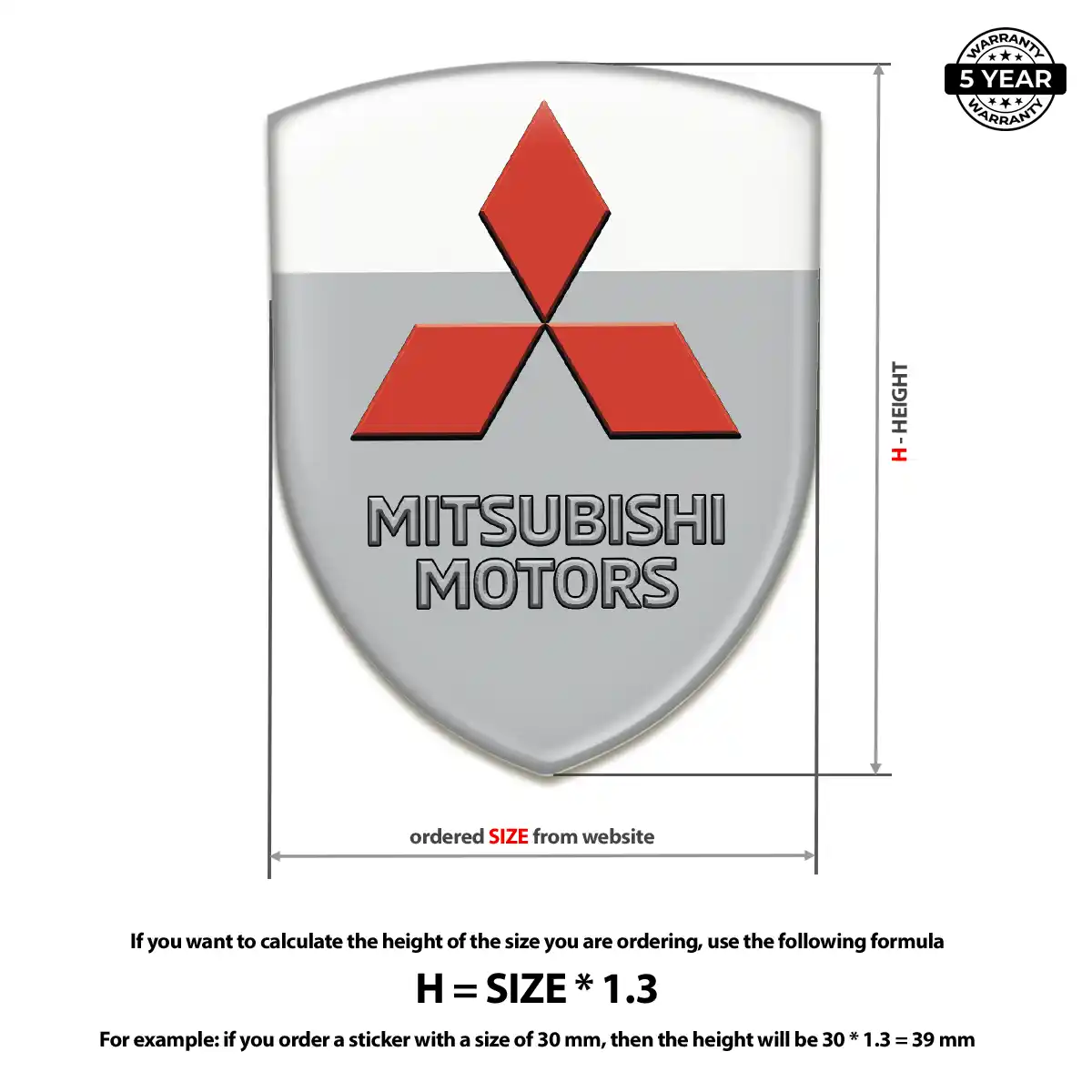 Mitsubishi Logo Emblem Exclusive Series