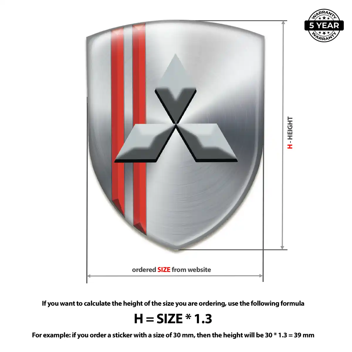 Mitsubishi Logo Emblem Prestige Line