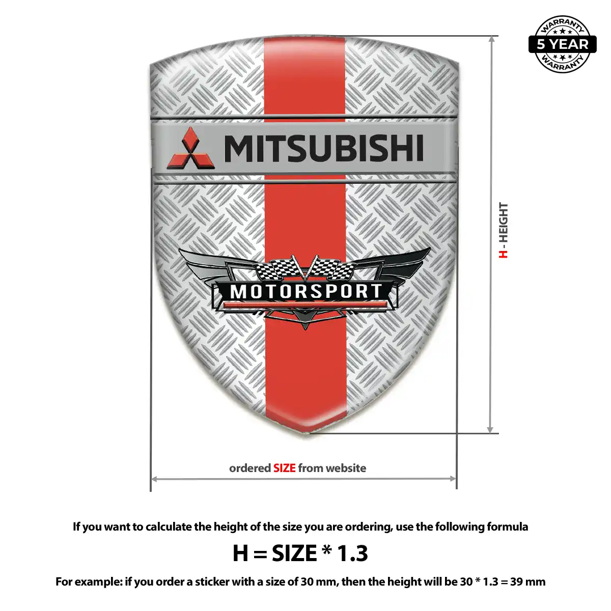 Mitsubishi Logo Emblem Prime Quality