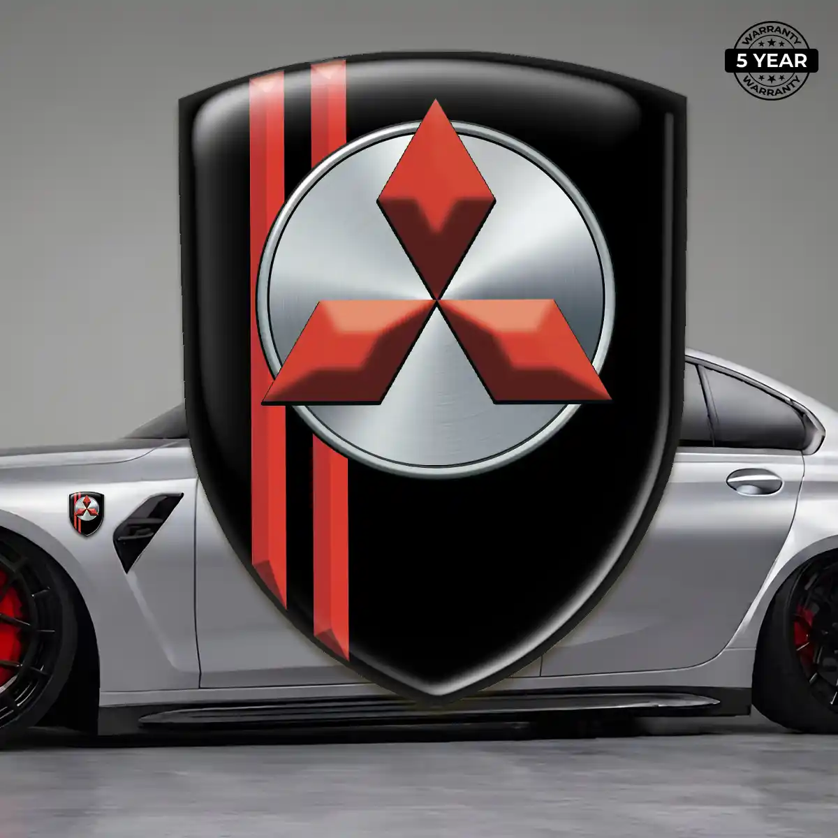 Mitsubishi Logo Sticker Superior Craft