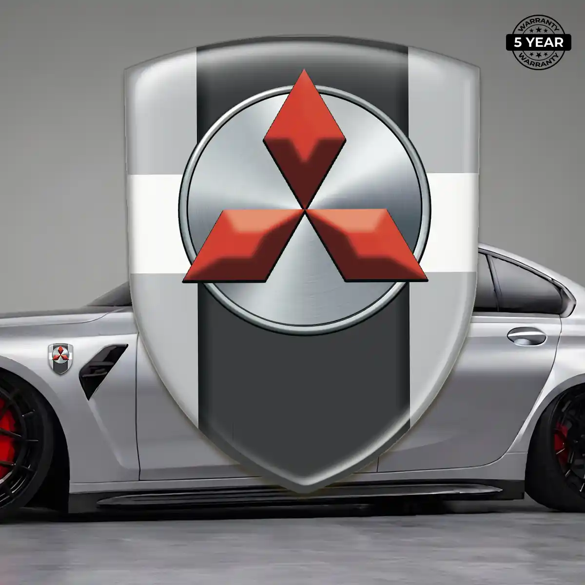 Mitsubishi Polyurethane Domed Sticker Deluxe Edition