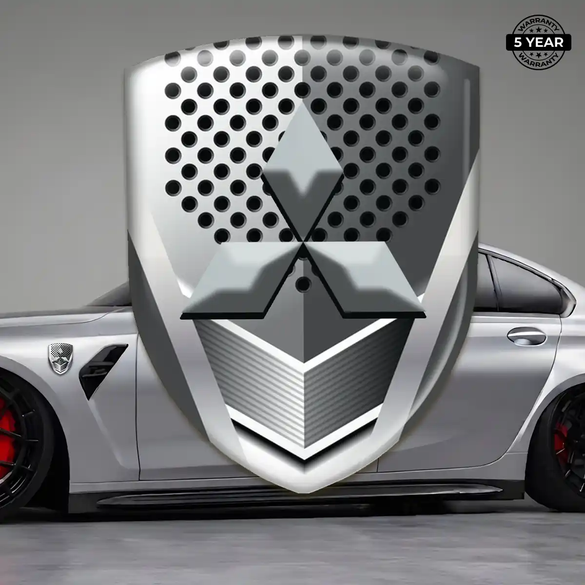 Mitsubishi Polyurethane Domed Sticker Elite Edition