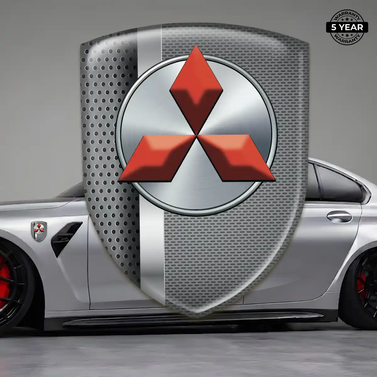 Mitsubishi Polyurethane Domed Sticker Elite Finish