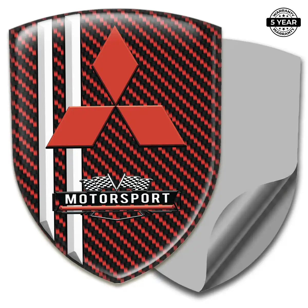 Mitsubishi Polyurethane Domed Sticker Exclusive Series