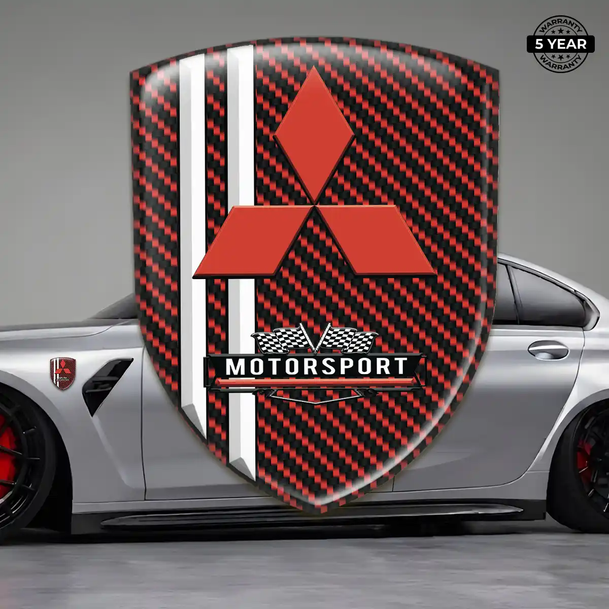 Mitsubishi Polyurethane Domed Sticker Exclusive Series
