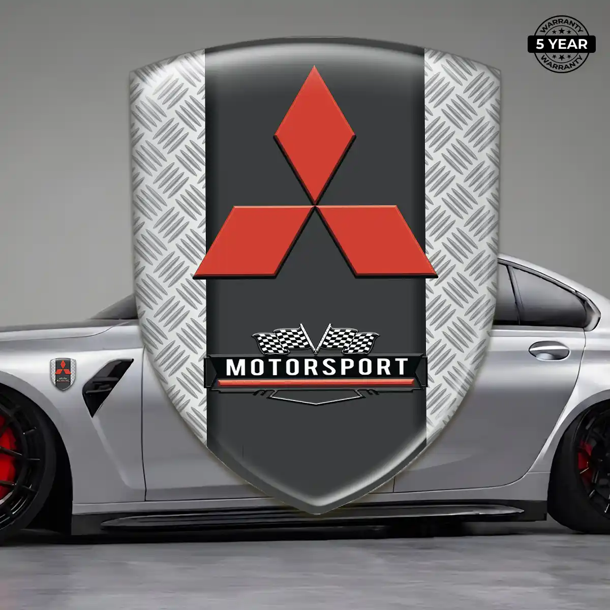 Mitsubishi Polyurethane Domed Sticker Noble Edition