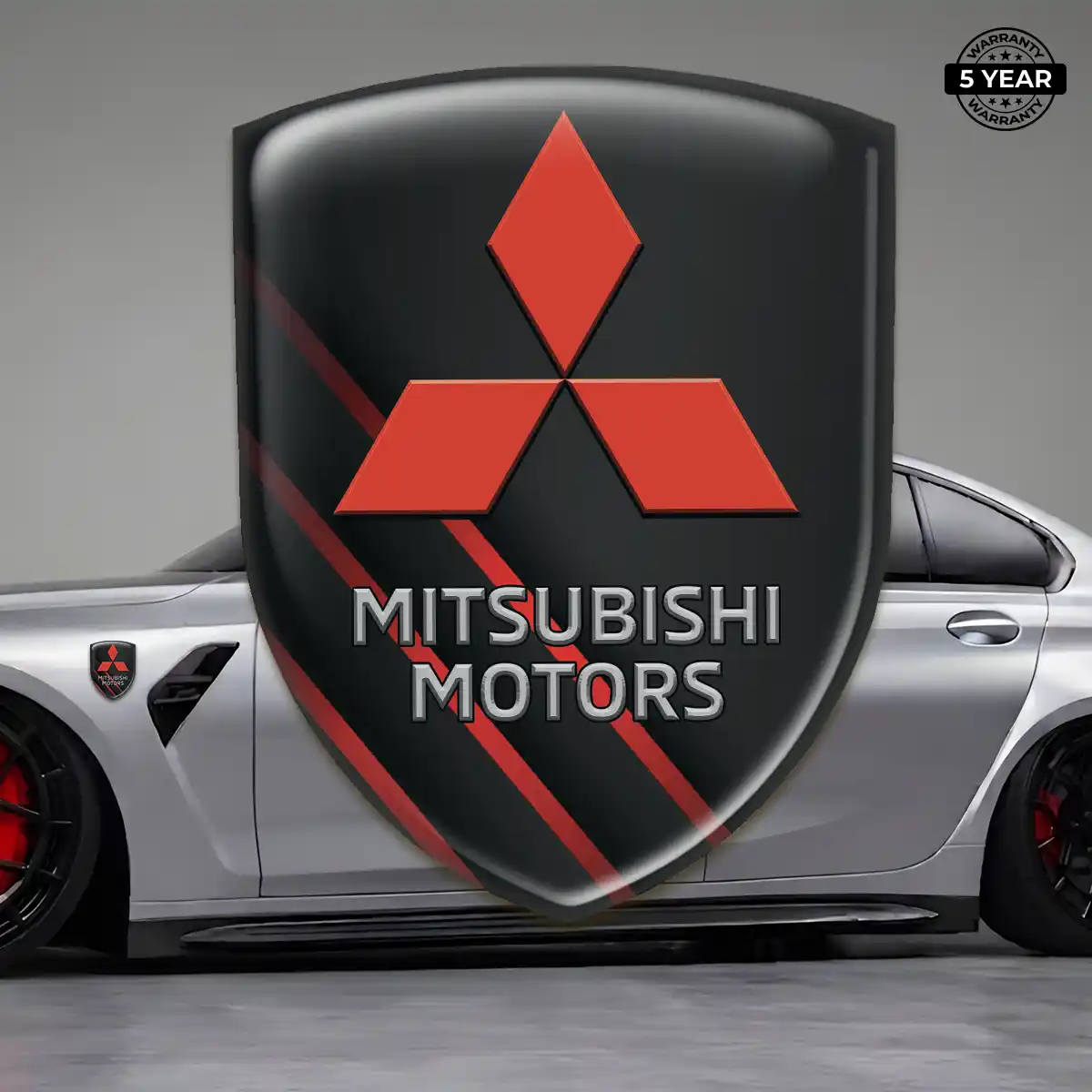 Mitsubishi Polyurethane Domed Sticker Prestige Line