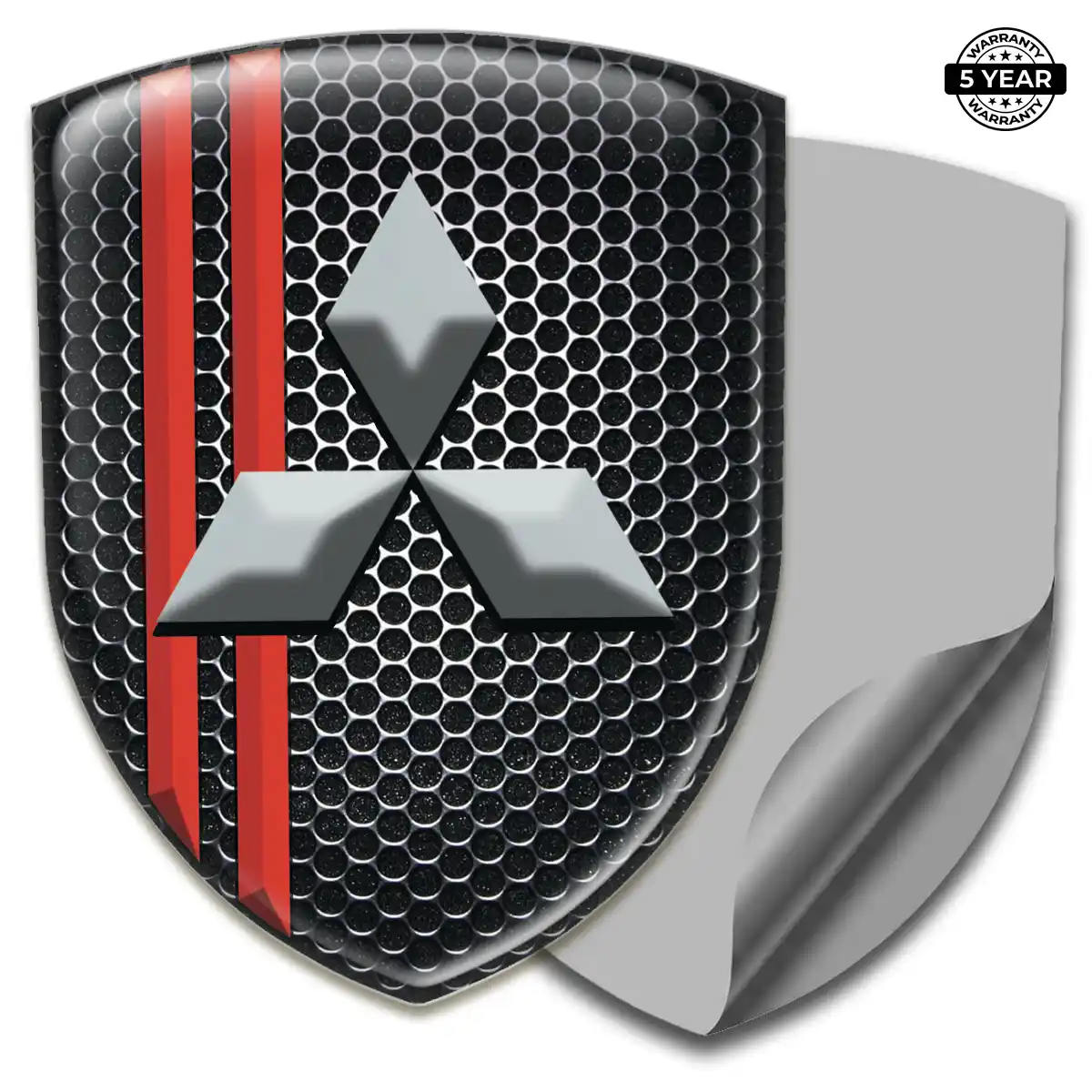 Mitsubishi Resin Badge Sticker Deluxe Edition