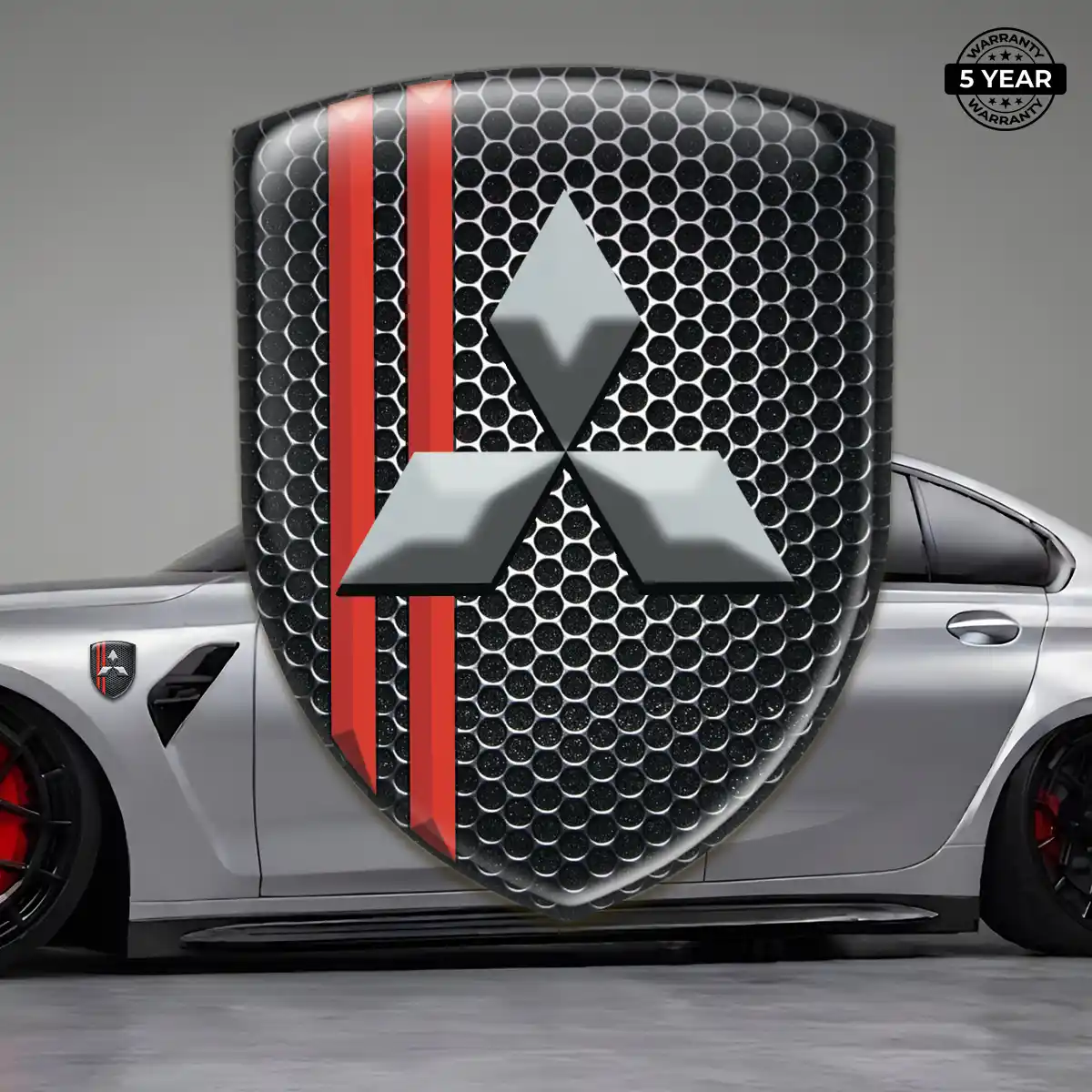 Mitsubishi Resin Badge Sticker Deluxe Edition