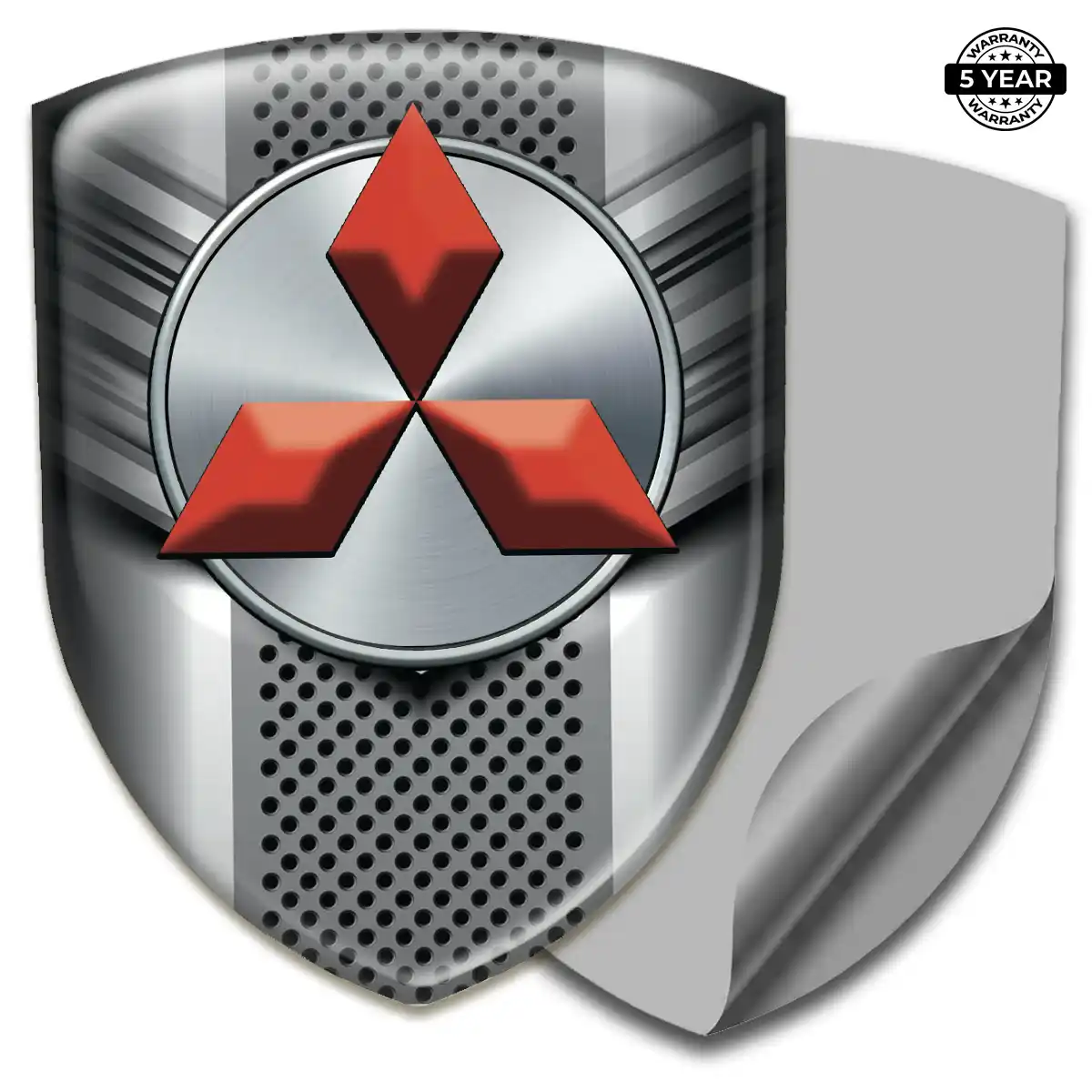 Mitsubishi Resin Badge Sticker Noble Edition