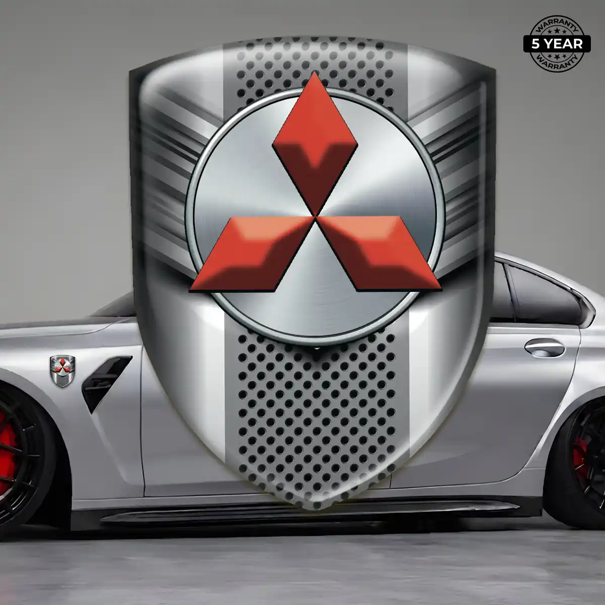 Mitsubishi Resin Badge Sticker Noble Edition