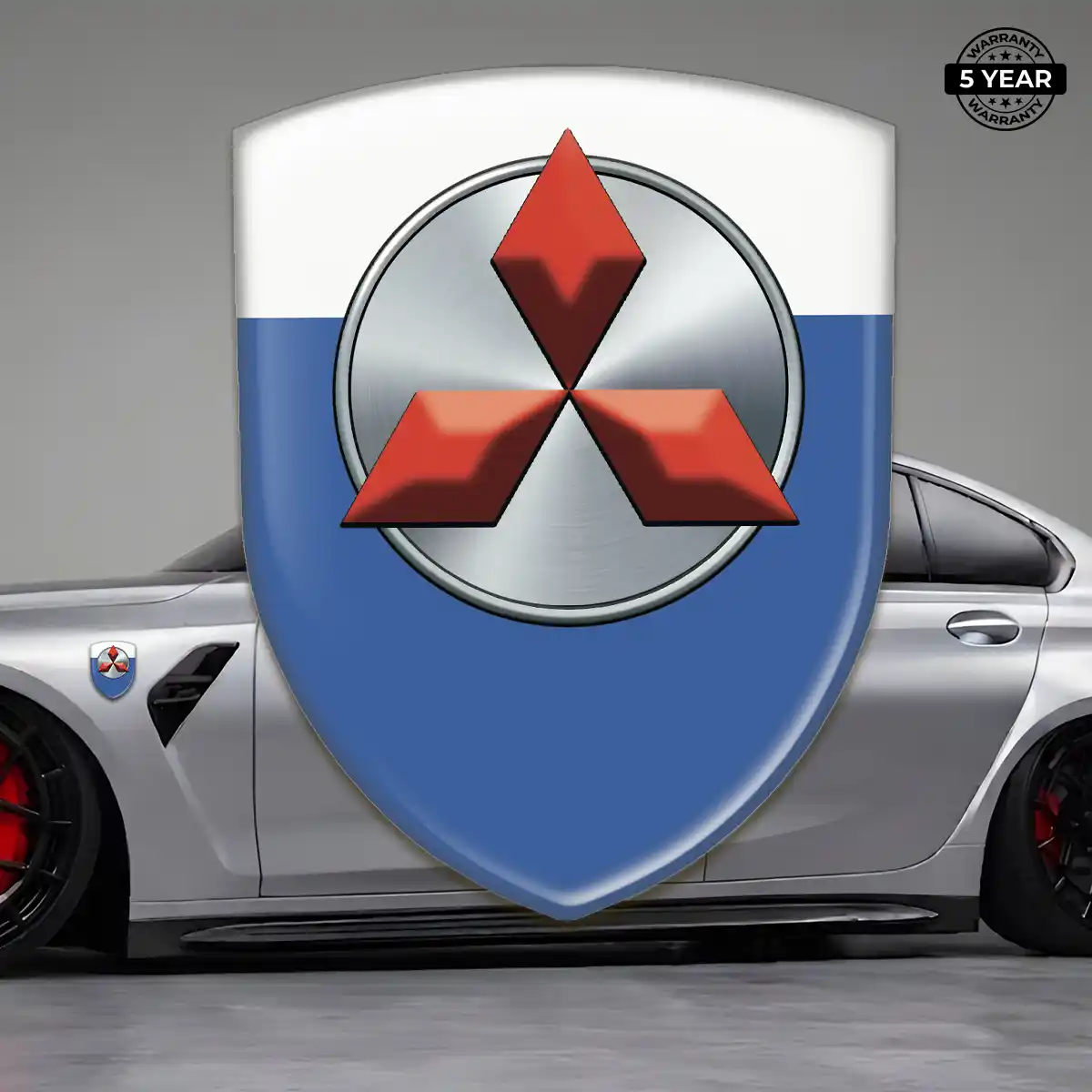 Mitsubishi Resin Badge Sticker Prestige Line