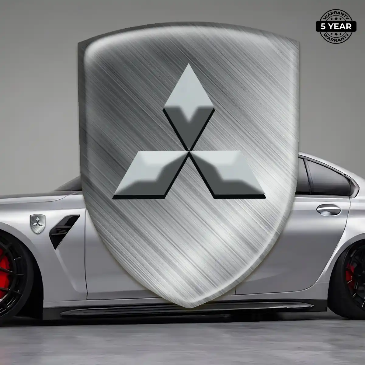 Mitsubishi Resin Badge Sticker Signature Grade