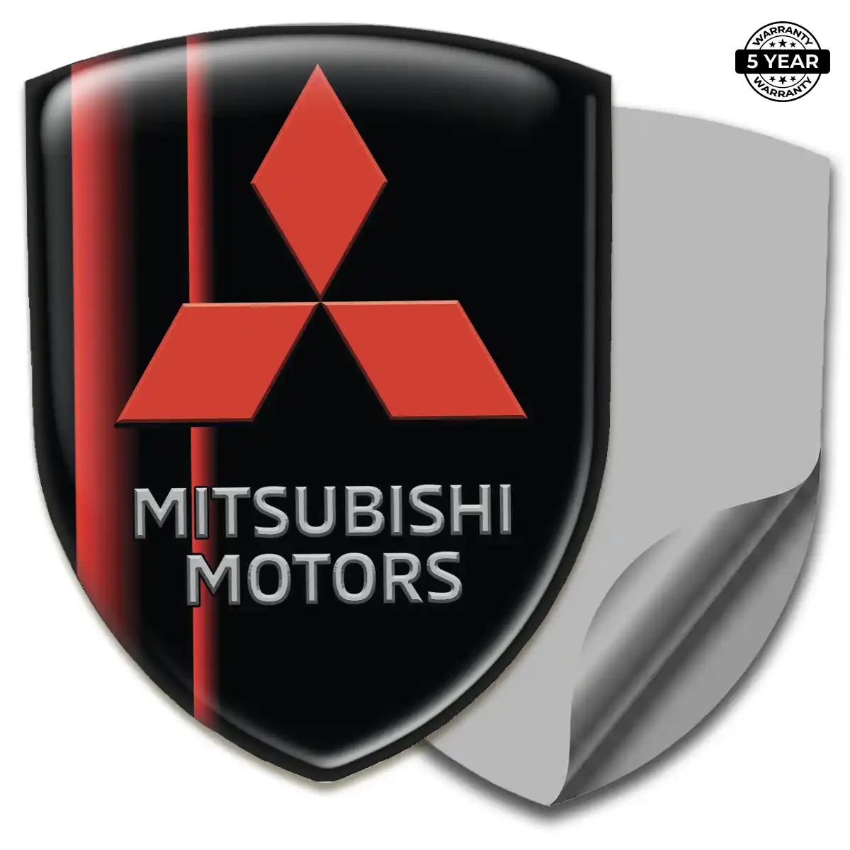 Mitsubishi Resin Domed Sticker Deluxe Edition