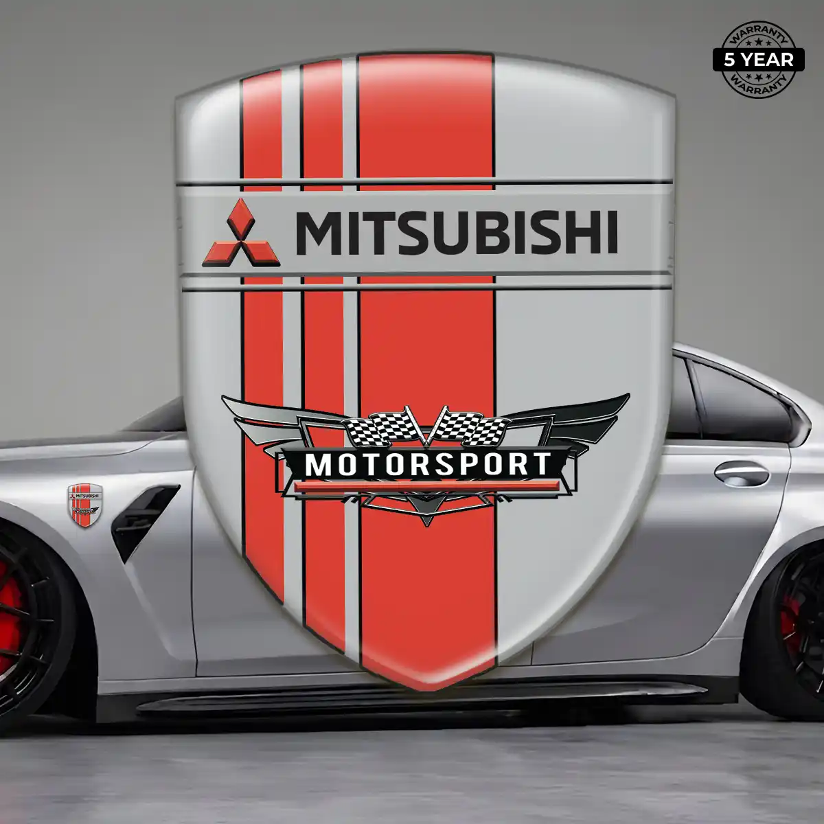 Mitsubishi Resin Domed Sticker Exclusive Series