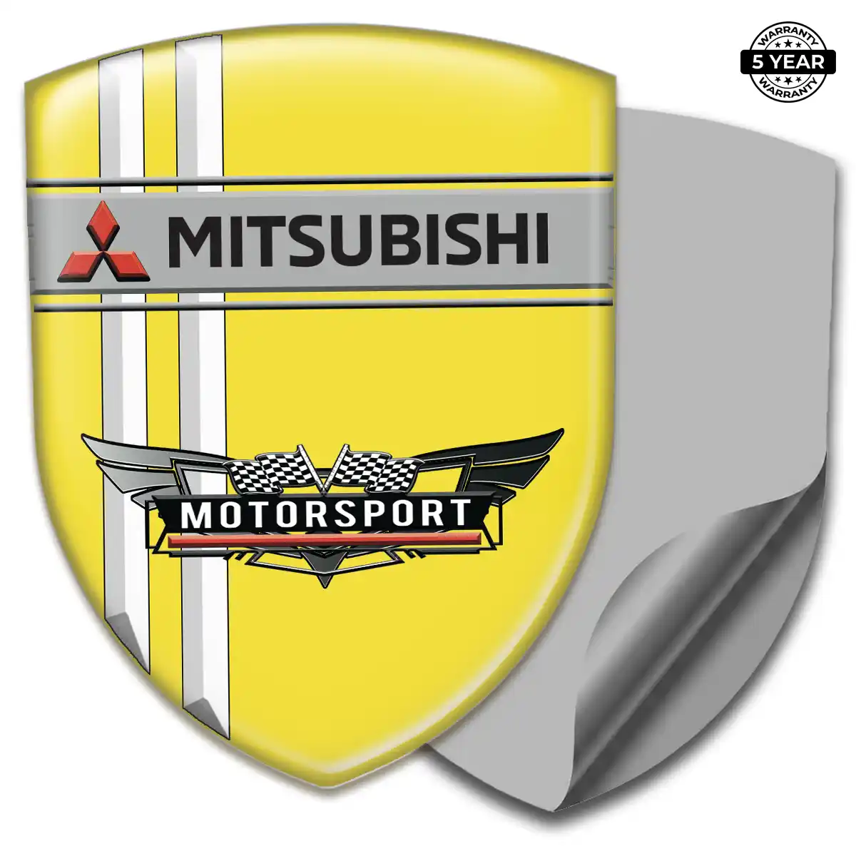 Mitsubishi Resin Domed Sticker Prestige Line