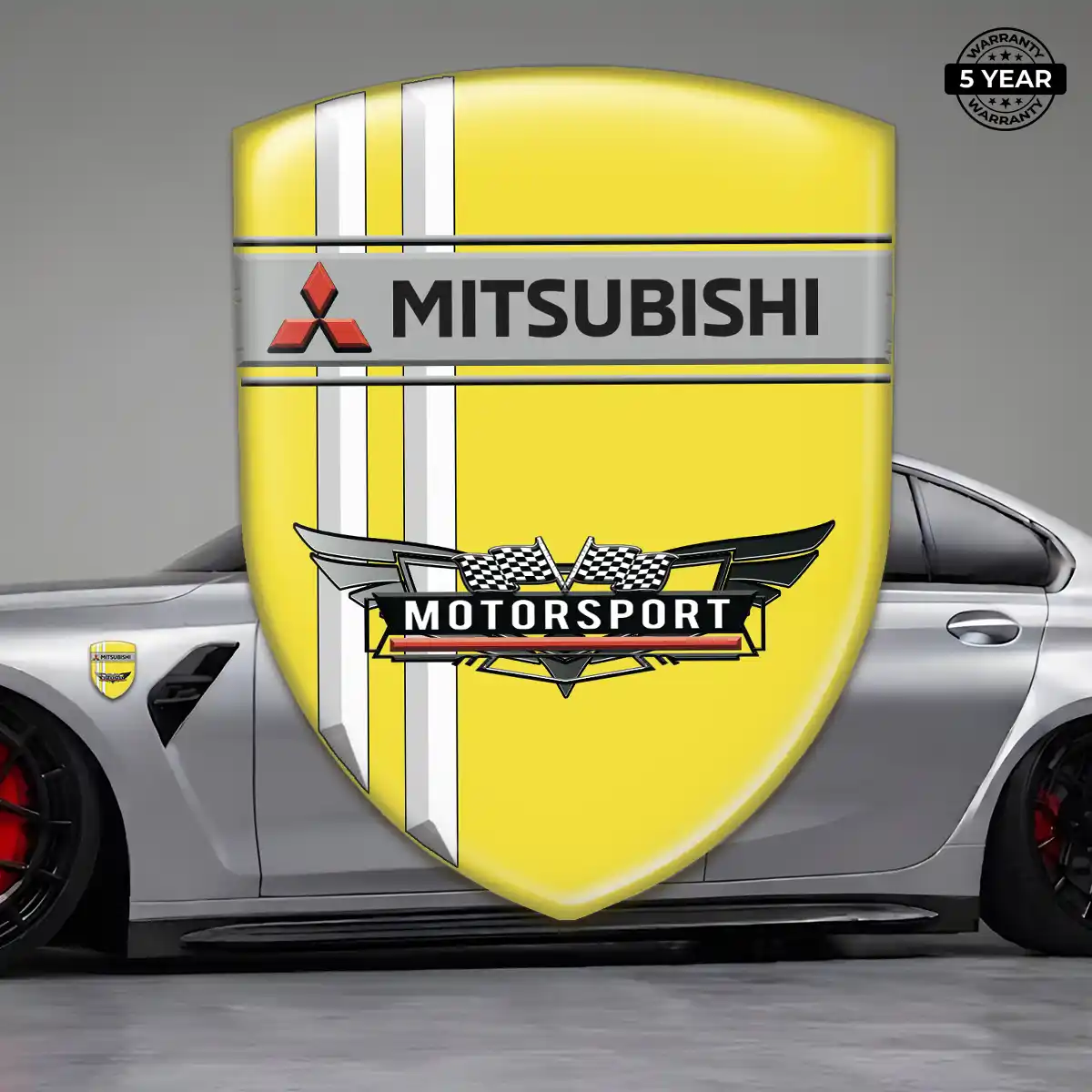 Mitsubishi Resin Domed Sticker Prestige Line