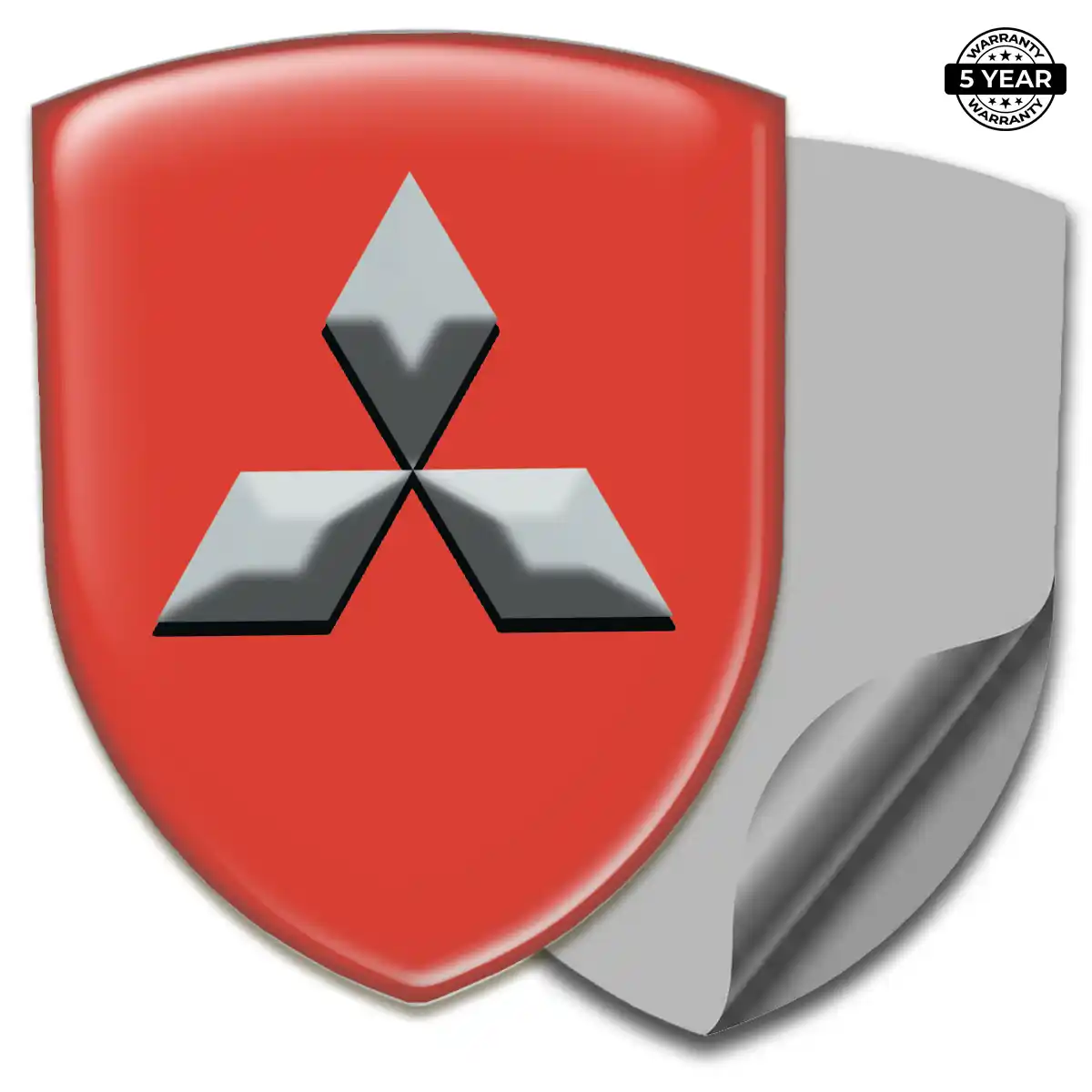 Mitsubishi Resin Domed Sticker Prime Quality