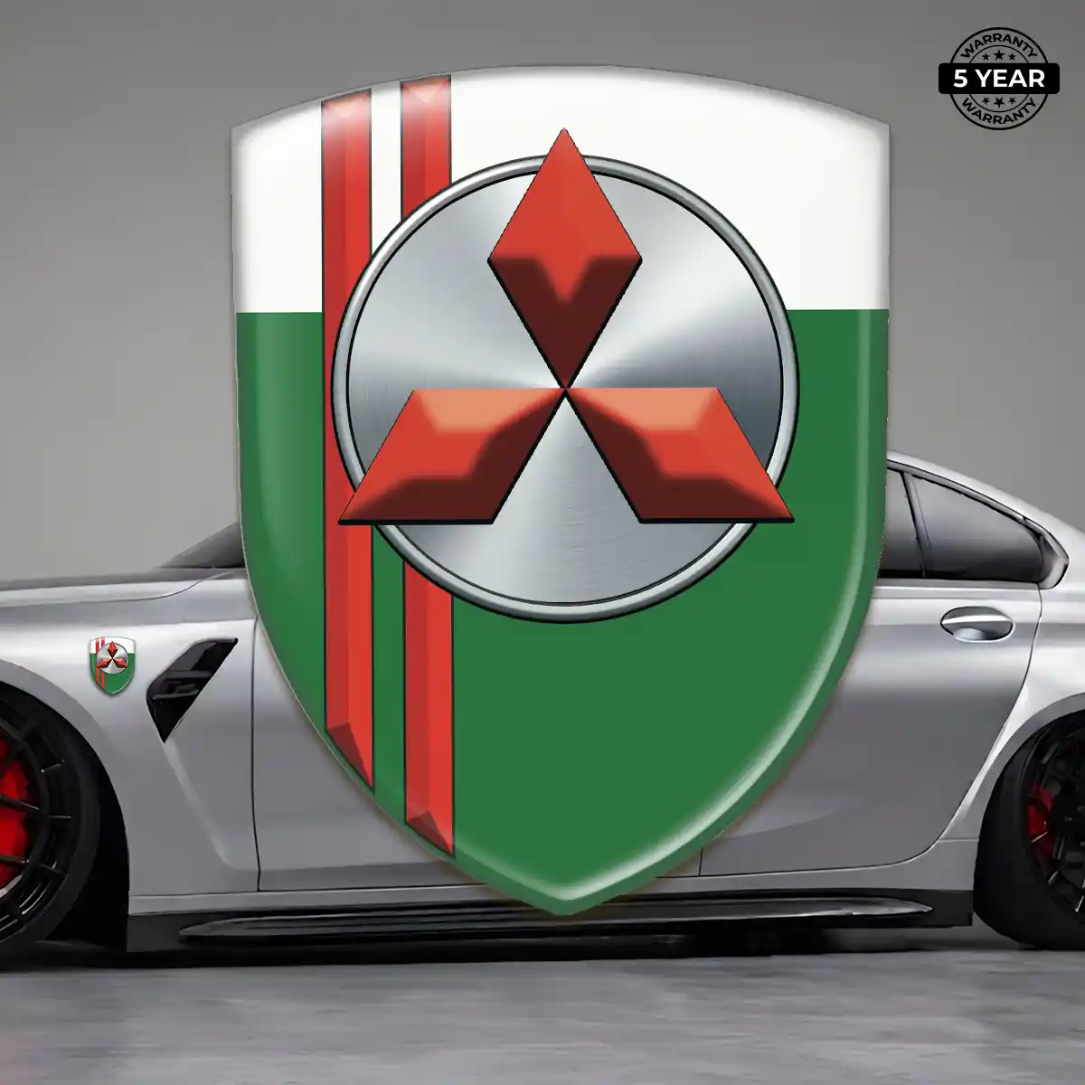 Mitsubishi Resin Domed Sticker Signature Grade