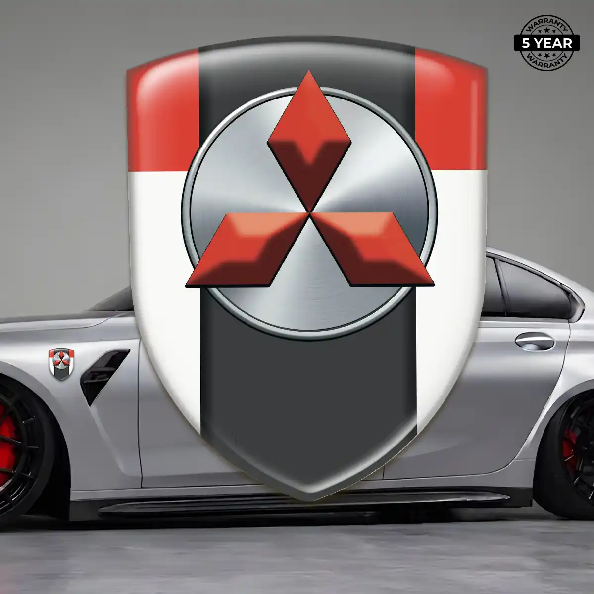 Mitsubishi Resin Domed Sticker Superior Craft