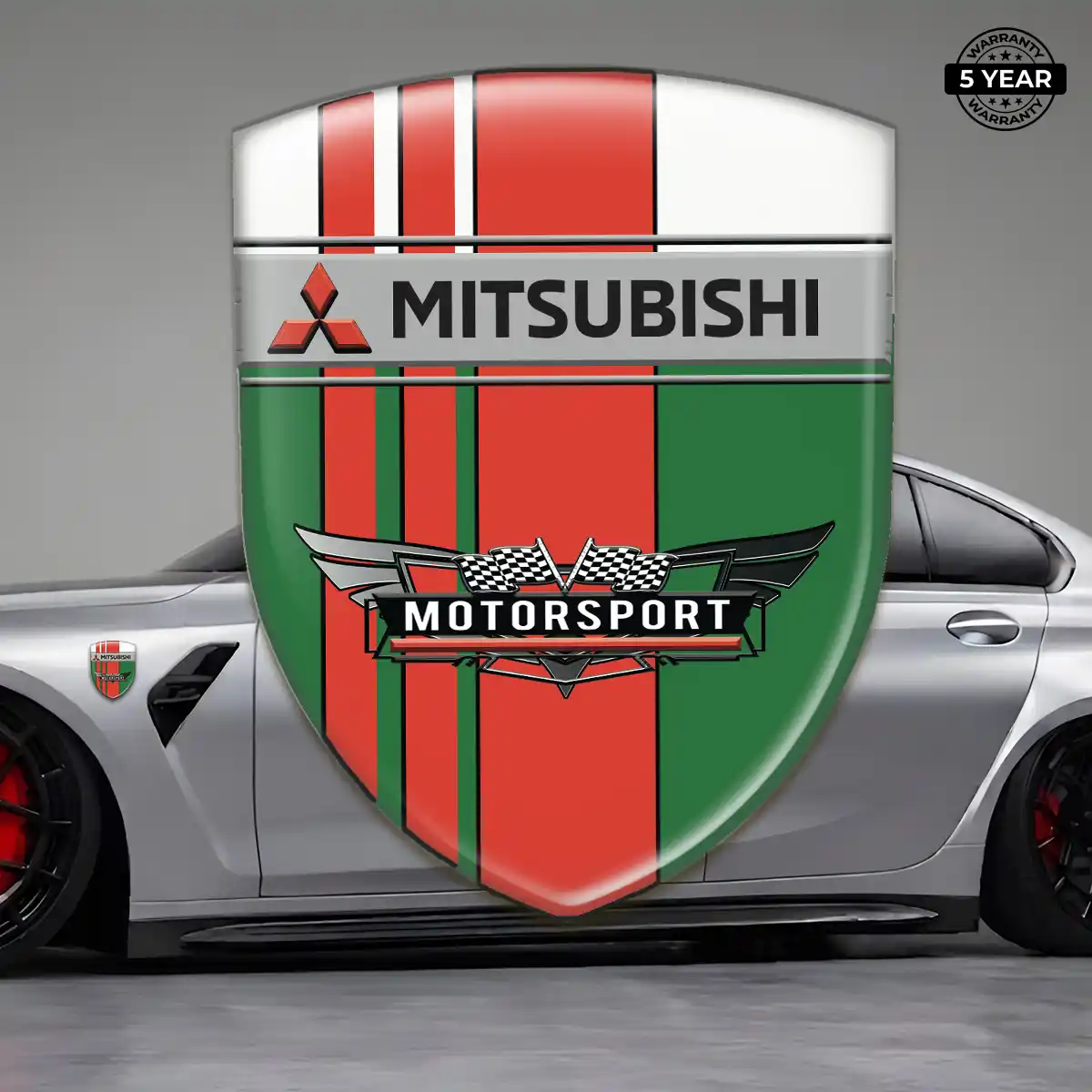 Mitsubishi Resin Emblem Sticker Noble Edition