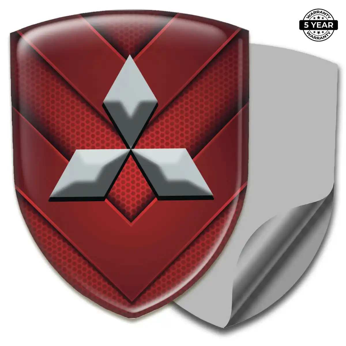 Mitsubishi Resin Emblem Sticker Superior Craft