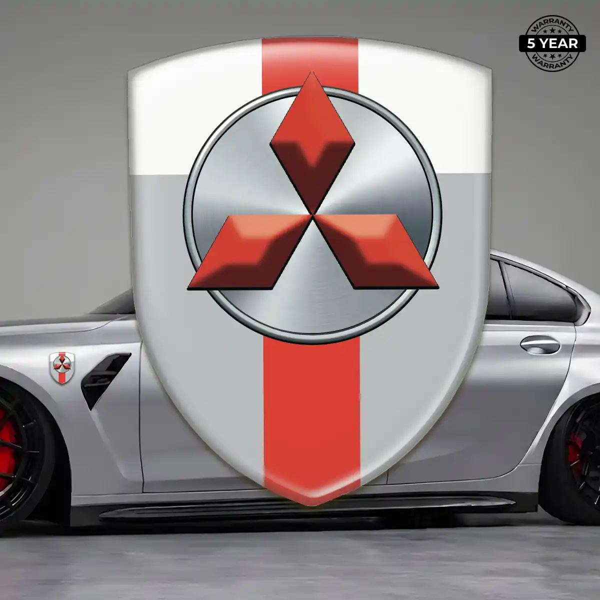 Mitsubishi Self Adhesive Emblem Sticker Deluxe Edition