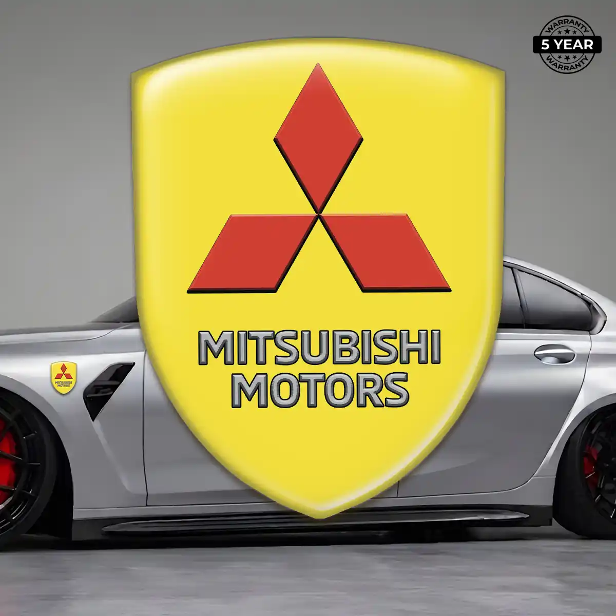 Mitsubishi Self Adhesive Emblem Sticker Exclusive Series