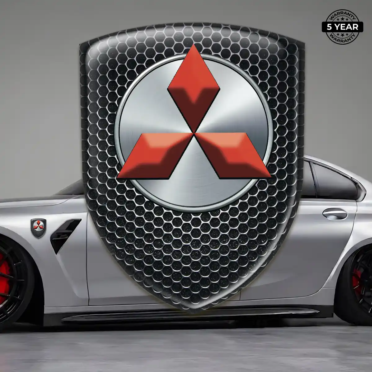 Mitsubishi Self Adhesive Emblem Sticker Prestige Line