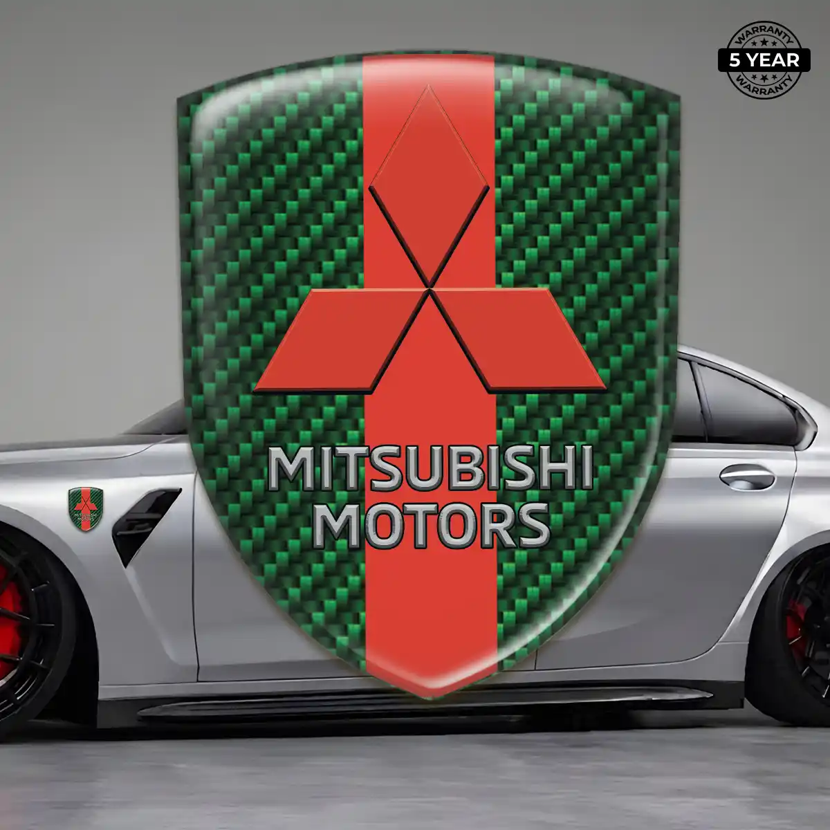 Mitsubishi Self Adhesive Emblem Sticker Signature Grade