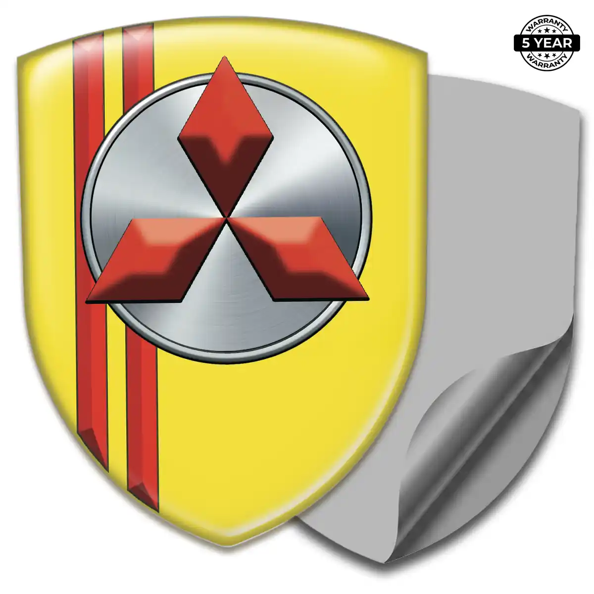 Mitsubishi Self Adhesive Emblem Sticker Superior Craft