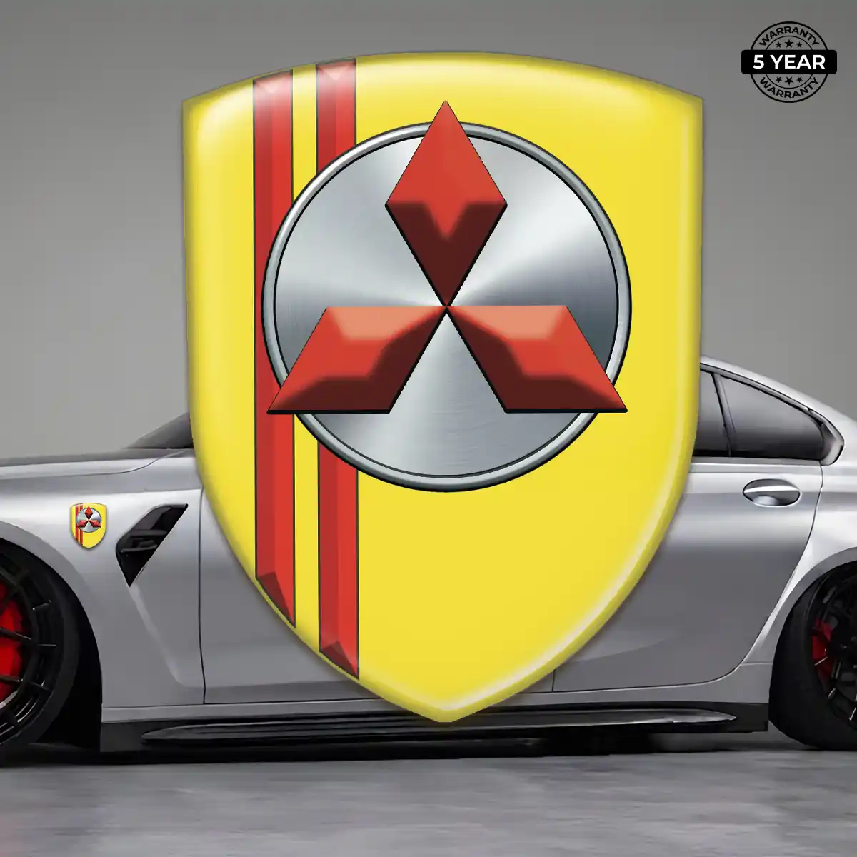 Mitsubishi Self Adhesive Emblem Sticker Superior Craft