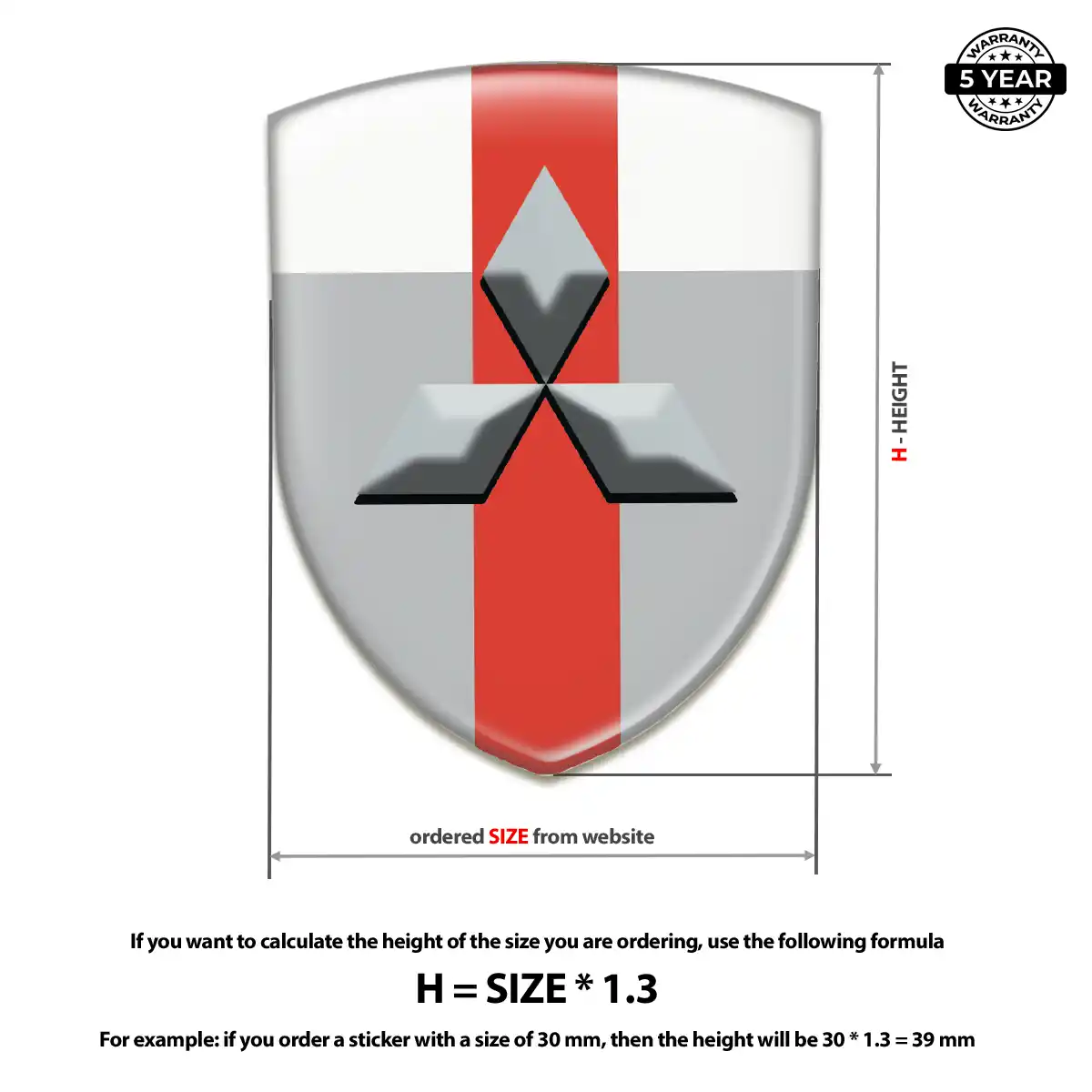 Mitsubishi Silicone Badge Elite Edition