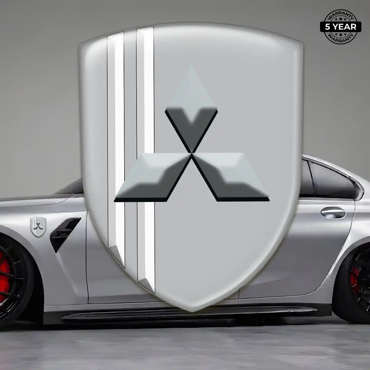 Mitsubishi Silicone Badge Elite Finish