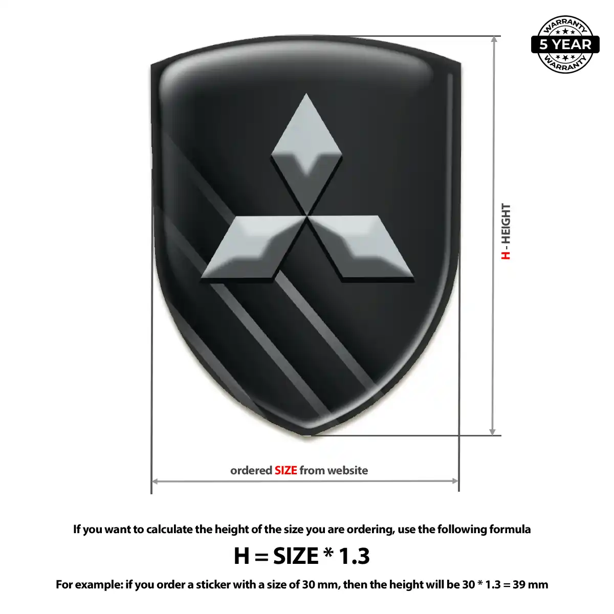 Mitsubishi Silicone Badge Exclusive Series
