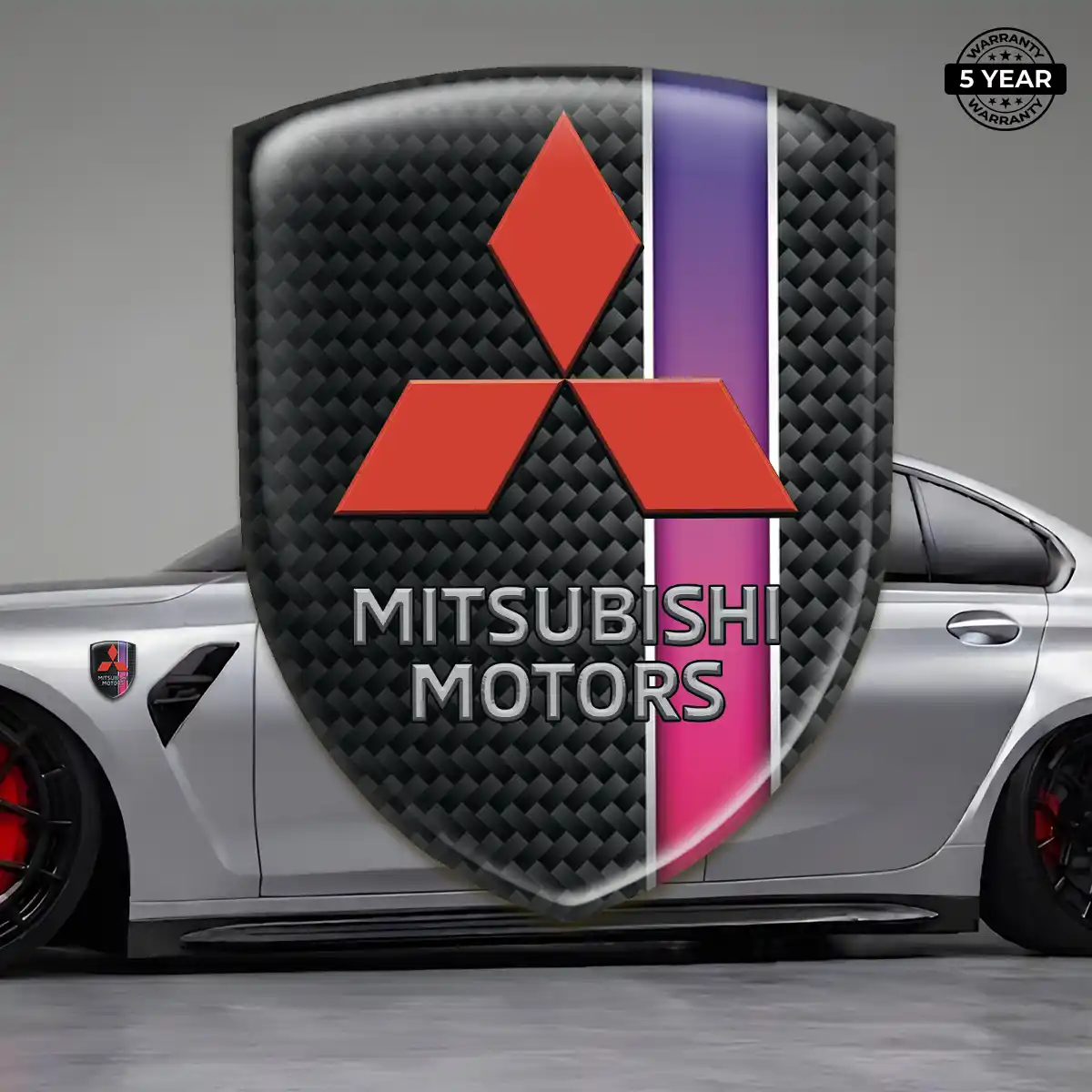 Mitsubishi Silicone Badge Prestige Line