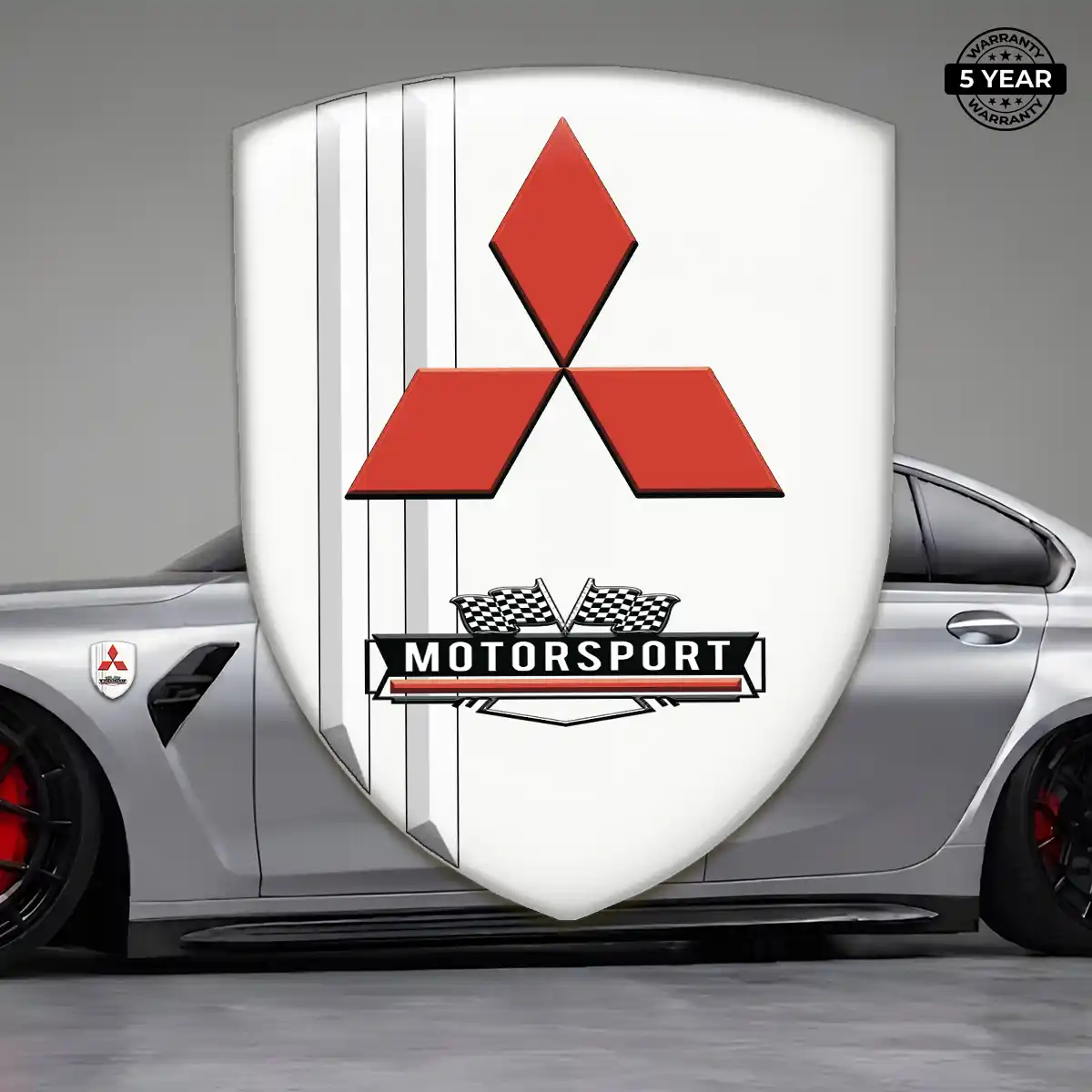 Mitsubishi Silicone Badge Prime Quality