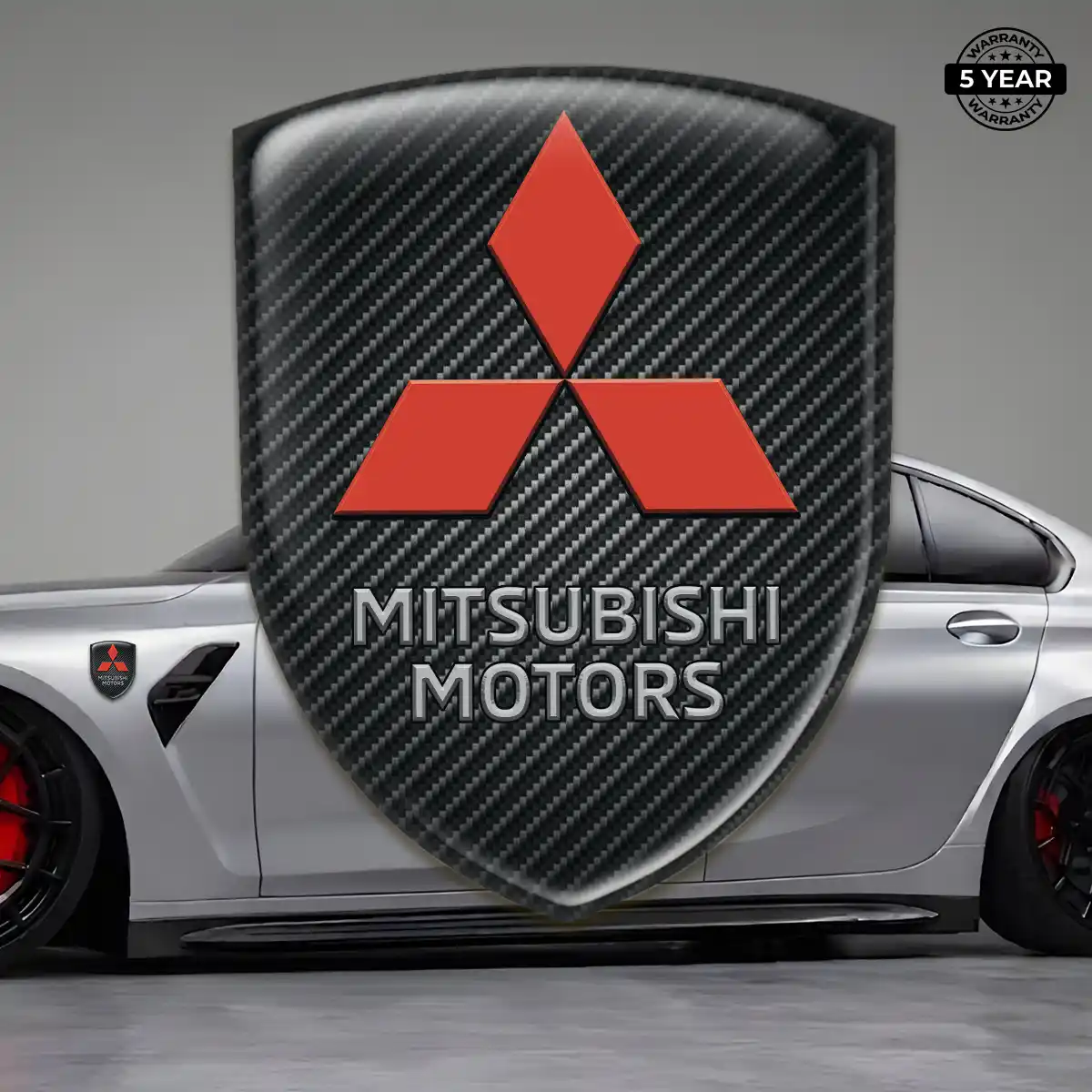 Mitsubishi Silicone Badge Signature Grade