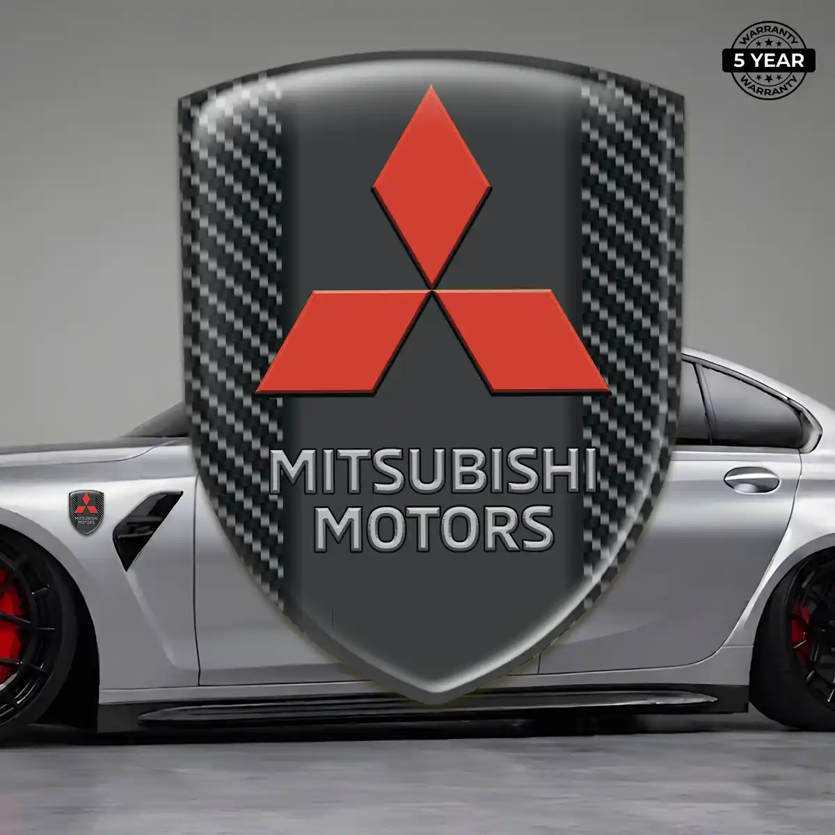 Mitsubishi Silicone Badge Superior Craft