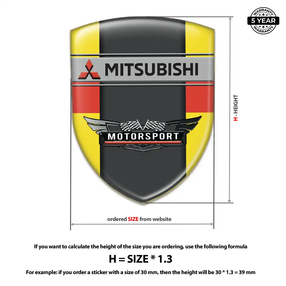 Mitsubishi Silicone Emblem Prime Quality